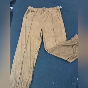 NWT SIZE 14/32 Tractr Women's Brown Ankle Pants
